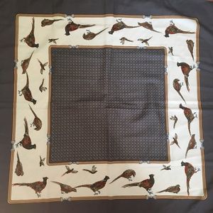 Vintage pheasant scarf